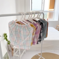 Over Summer Lovely color Velowashed cotton Korean Style Subshorts Home Sleeping pants Ins Boer Loose Inner Pocket