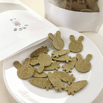 Rabbit Rabbit Carrot Shapes Super Tasty Vegetable Taste Mixed Pasta Ultrathin Straw Cake Handmade Supplement Vitamins