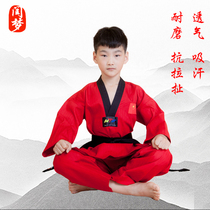 Dream Taekwondo uniforms Childrens adult coaches Red Black Training uniforms Taekwondo clothing
