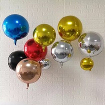Aluminum film 4D ball 10 inch 15 inch 18 inch 22 inch 32 inch gold silver rose gold arrangement decorative balloon