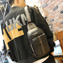 2022 new mens breast circumcision Damp Satchel Satchel Casual Small Backpack Business single shoulder Korean version Trend Ins