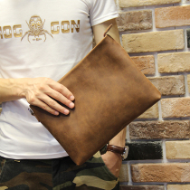 Mens bag trending hand bag Han version of mens handbags Mad Mapi Business Hand Grip Envelope packets IPAD File Package