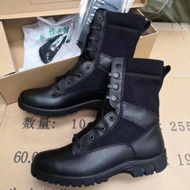 War boots training shoes mens spring and autumn high boots winter tooling Martin boots leather outdoor cowhide land war boots