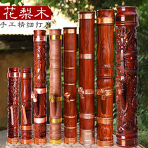 Yunnan hookah tube large authentic Rosewood camphor wood Sabili old-fashioned solid wood small pipe smoking gun