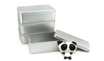 Boutique Beatles series rectangular storage tinplate box desktop storage postcard box