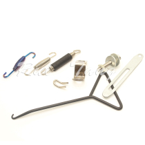 Modified motorcycle Scorpio exhaust pipe spring SC Yoshimura AR fixing ring screw U pull hook bracket accessories Z-shaped