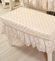 Household stool cover Stool cover Makeup stool cover Cushion cushion European lace bedside table cover Piano stool cover