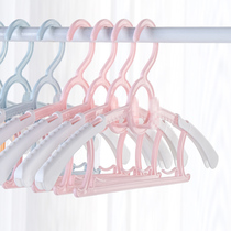 Childrens hanger multi-function newborn infant telescopic hanging clothes support drying rack household non-slip small baby special