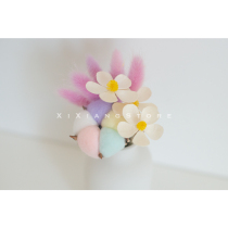 West Alley Pink Doodle Package Colorful Cotton Little White Blue Pink Purple Rabbit Tail Grass hipster Combination Orders