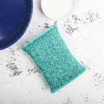 South Korea imported double-sided steel ball sponge dishwashing brush steel wire cloth brush bowl brush pan scouring cloth thick and durable