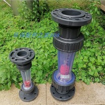 Flanged float flowmeter DN65 80 100 125 Plastic pipe meter Liquid water rotameter