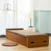 Eighteen paper single folding bed Multi-function telescopic organ paper bed Invisible office lunch break small apartment hidden bed