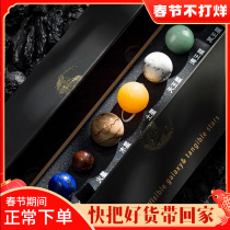 Nine planets of the solar system original stone desktop planet ornaments starry sky gift natural gem crystal ore specimen