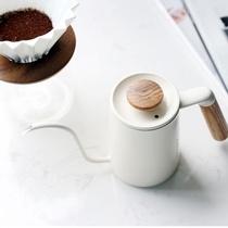 Cafelog Japanese-style stainless steel fine mouth pot Coffee hand punch pot Easy to control water long mouth drip coffee pot