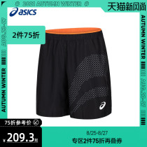  ASICS 2021 summer mens TENNIS printed shorts Breathable sports shorts 2041A145-001