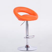 Leather bar chair Simple bar chair Front backrest cashier chair High stool Bar stool Lift bar chair