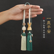 Car Pendant Goddess Deposit in car Pendant One Way of Ping An High-end Rearview Mirror Perfume Hanging Ornament Vehicular Ornament