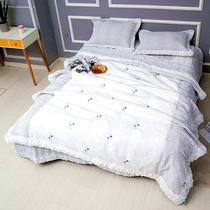 Korean Bubble Yarn Air Conditioning by Four Sets Spring Autumn Quilt All Season Universal Quilt Cover Embroidery Upscale Summer Cool By Princess Wind