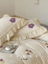 Moonlight set (fudge) original super sweet milk velvet autumn and winter thickened kit girl soft waxy double kit warm