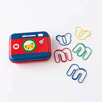 Japanese mikihouse stationery box paper clip 16-3012-386