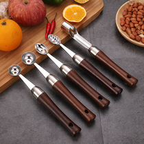 304 stainless steel fruit ball digging fruit ball spoon round ball Caterpillar fancy carving knife watermelon artifact