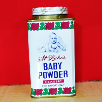 Hong Kong New newborn baby powder 150g hot prickly heat snake powder puff suitable for newborn baby
