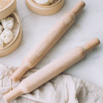 Tree can be original beech rolling pin with scale household large solid wood baking rolling pin rolling dumpling wrappers artifact