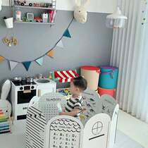 ins early education card cognitive three-dimensional card game fence house alphanumeric pinyin color Animal cognition