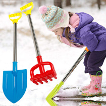 Childrens beach playing with sand toys boy baby snow shovel snow digging sand tools thick plastic shovel