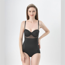 Summer thin style one-piece shapelwear with bra one-piece close-up bunches waist female beauty body shaping clothes postpartum slim tummy