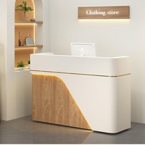 Modern paint high-end cashier counter counter bar beauty salon Hotel milk tea shop console reception small front desk