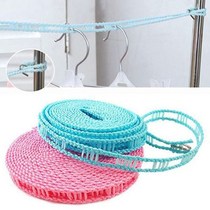 Quilt rope cool hanging clothes travel portable family artifact outdoor clothesline Simple drying non-punching clothing rope