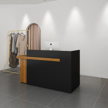 Retro cashier Small shop counter Clothing store Beauty salon bar counter Simple modern company reception desk