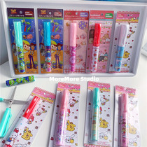 Cute mini handmade knife Kabi little demon colomi plastic with protective cover small scissors paper-cutting for students