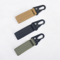 Buy 1 Get 1 Free 1 outdoor tactical nylon webbing buckle multifunctional carabiner Eagle hook buckle multi-purpose belt keychain