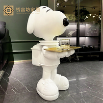 High-end landing dog large welcome ornaments living room TV cabinet sofa next to home decorations housewarming new home gifts