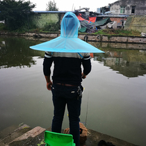 Ultra light fishing rain cap outdoor fishing equipment head-mounted hat hat fishing umbrella portable breathable rainproof folding rain gear