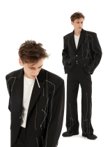 TIWILLTANG revelation UNTIL upgrade limited acupoint stitch rivet suit