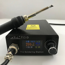 New T12 digital welding table 1 14 inch ips color screen control board thermostatic electric soldering iron automatic sleep and wake up