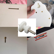100 non-scarred nail photo frame photo wall powerful nail free hole hanging nail round hole special nail hanging clock