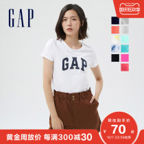 Gap Women cotton LOGO sports short sleeve T-shirt 268820 summer ladies fashion casual breathable top tide