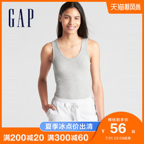 Gap womens bottom vest pajamas 291480 casual sleeveless inner top womens round neck home clothes