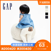 Gap female young children bear pattern stretch leggings spring 593470 new childrens clothing cute pantyhose