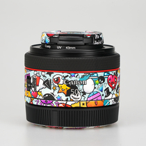 Meibeng Hall is suitable for Canon RF50F1 8 STM lens protected film 16F2 8 patch full-envelope sticker 3M