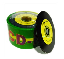 Banana CD-R 700MB 50p plastic package burning disc double-sided vinyl disc car vinyl blank disc