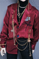 Chain single product set Necklace magnet Waist chain Brooch jewelry bjd jewelry 3 points sd17 Uncle Pu