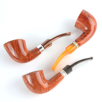 Italian imported stone pipe glossy 9MM filter element semi-manual with accessories horn TSCAB