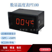 High precision electronic digital temperature display 220V industrial waterproof digital water temperature thermometer PT100 probe