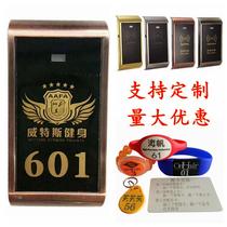 Sauna lock ID IC electronic induction credit card lock Bath gym locker Electronic locker Smart door lock