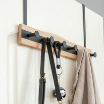 Hangers on the door without holes hangers on the back of the door A row of bedroom clothes wall hanging long creative pylons without nails without marks